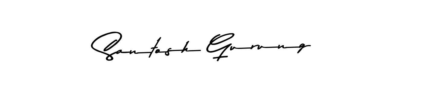 How to Draw Santosh Gurung signature style? Asem Kandis PERSONAL USE is a latest design signature styles for name Santosh Gurung. Santosh Gurung signature style 9 images and pictures png