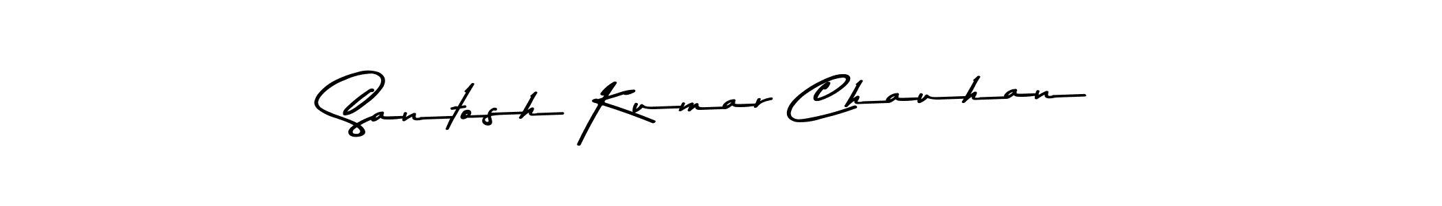 Design your own signature with our free online signature maker. With this signature software, you can create a handwritten (Asem Kandis PERSONAL USE) signature for name Santosh Kumar Chauhan. Santosh Kumar Chauhan signature style 9 images and pictures png