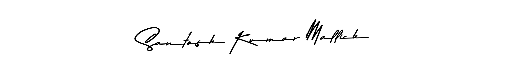 Use a signature maker to create a handwritten signature online. With this signature software, you can design (Asem Kandis PERSONAL USE) your own signature for name Santosh Kumar Mallick. Santosh Kumar Mallick signature style 9 images and pictures png