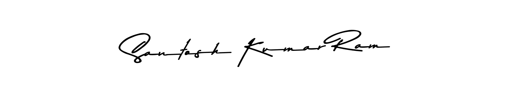 You should practise on your own different ways (Asem Kandis PERSONAL USE) to write your name (Santosh Kumar Ram) in signature. don't let someone else do it for you. Santosh Kumar Ram signature style 9 images and pictures png