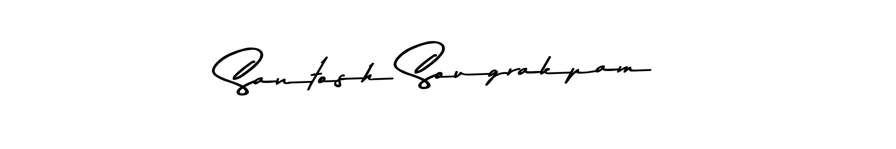 Similarly Asem Kandis PERSONAL USE is the best handwritten signature design. Signature creator online .You can use it as an online autograph creator for name Santosh Sougrakpam. Santosh Sougrakpam signature style 9 images and pictures png