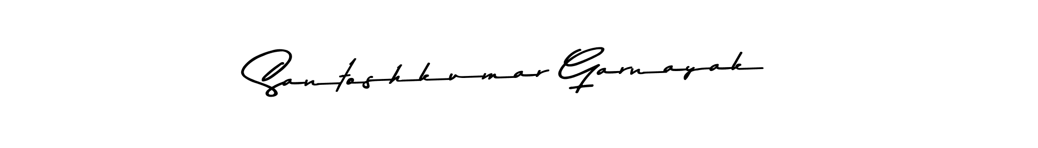 Design your own signature with our free online signature maker. With this signature software, you can create a handwritten (Asem Kandis PERSONAL USE) signature for name Santoshkumar Garnayak. Santoshkumar Garnayak signature style 9 images and pictures png
