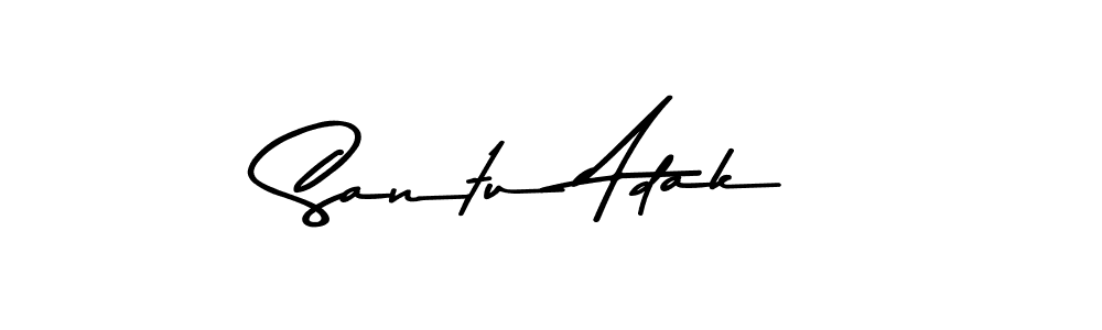 Also You can easily find your signature by using the search form. We will create Santu Adak name handwritten signature images for you free of cost using Asem Kandis PERSONAL USE sign style. Santu Adak signature style 9 images and pictures png