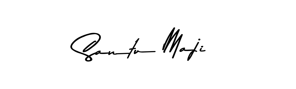 You should practise on your own different ways (Asem Kandis PERSONAL USE) to write your name (Santu Maji) in signature. don't let someone else do it for you. Santu Maji signature style 9 images and pictures png