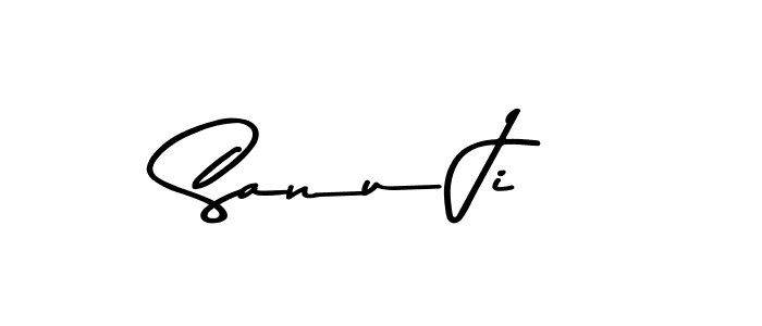 The best way (Asem Kandis PERSONAL USE) to make a short signature is to pick only two or three words in your name. The name Sanu Ji include a total of six letters. For converting this name. Sanu Ji signature style 9 images and pictures png