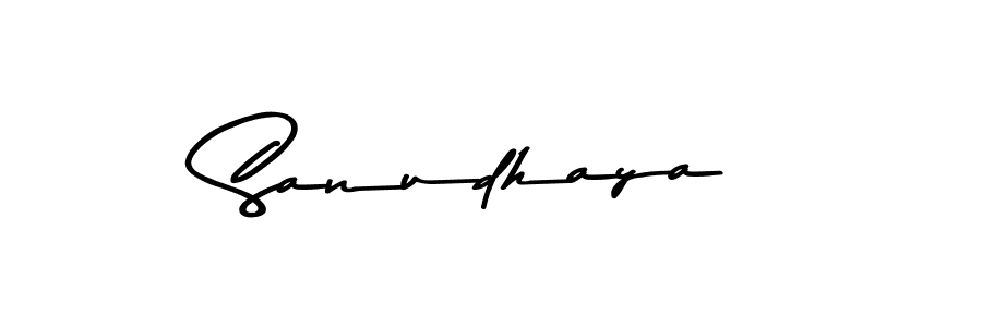 How to Draw Sanudhaya signature style? Asem Kandis PERSONAL USE is a latest design signature styles for name Sanudhaya. Sanudhaya signature style 9 images and pictures png