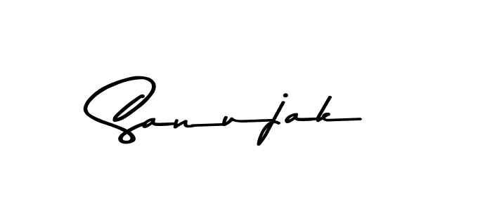 How to make Sanujak signature? Asem Kandis PERSONAL USE is a professional autograph style. Create handwritten signature for Sanujak name. Sanujak signature style 9 images and pictures png