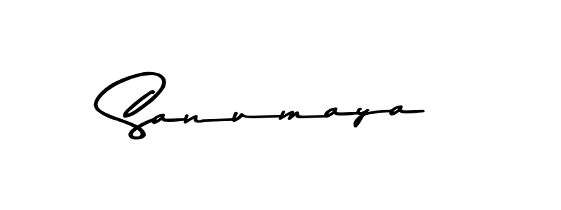 Make a beautiful signature design for name Sanumaya. With this signature (Asem Kandis PERSONAL USE) style, you can create a handwritten signature for free. Sanumaya signature style 9 images and pictures png