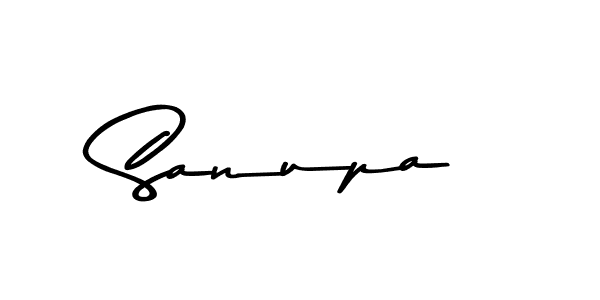 How to make Sanupa signature? Asem Kandis PERSONAL USE is a professional autograph style. Create handwritten signature for Sanupa name. Sanupa signature style 9 images and pictures png