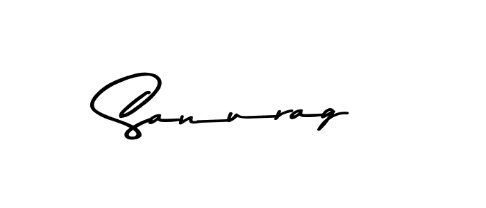 Create a beautiful signature design for name Sanurag. With this signature (Asem Kandis PERSONAL USE) fonts, you can make a handwritten signature for free. Sanurag signature style 9 images and pictures png