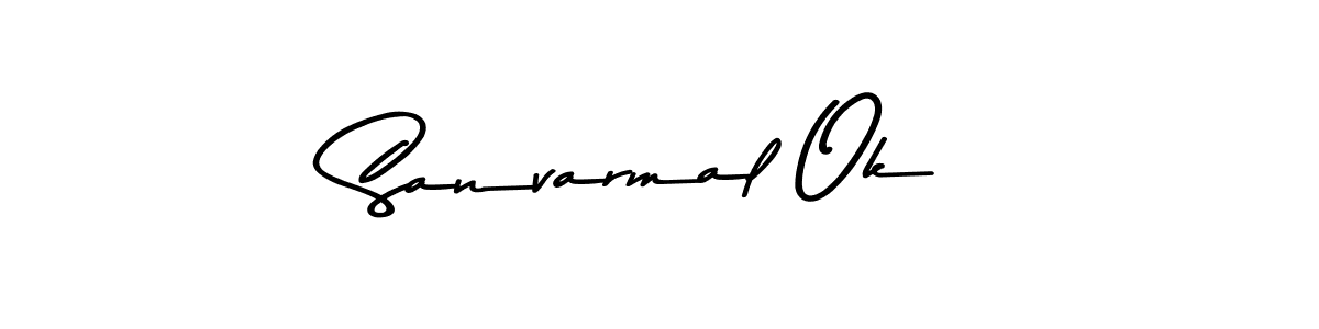 How to make Sanvarmal Ok signature? Asem Kandis PERSONAL USE is a professional autograph style. Create handwritten signature for Sanvarmal Ok name. Sanvarmal Ok signature style 9 images and pictures png