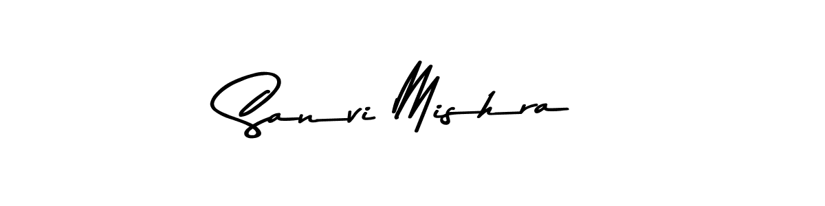 You should practise on your own different ways (Asem Kandis PERSONAL USE) to write your name (Sanvi Mishra) in signature. don't let someone else do it for you. Sanvi Mishra signature style 9 images and pictures png