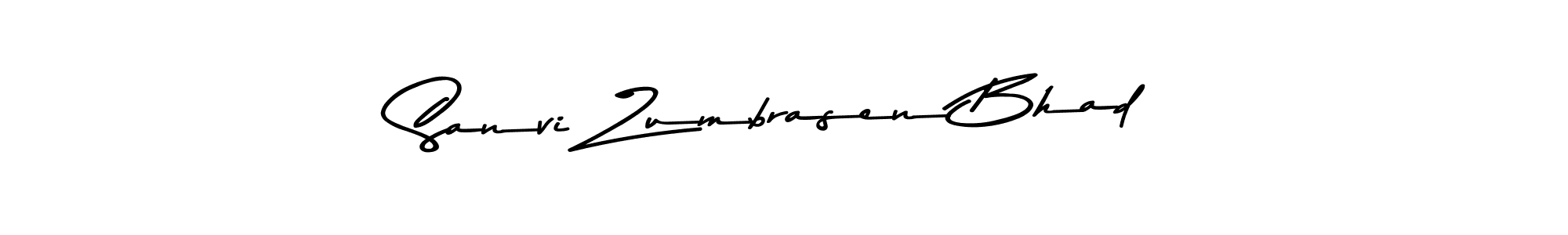 You can use this online signature creator to create a handwritten signature for the name Sanvi Zumbrasen Bhad. This is the best online autograph maker. Sanvi Zumbrasen Bhad signature style 9 images and pictures png