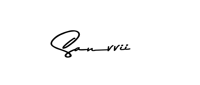 How to Draw Sanvvii signature style? Asem Kandis PERSONAL USE is a latest design signature styles for name Sanvvii. Sanvvii signature style 9 images and pictures png