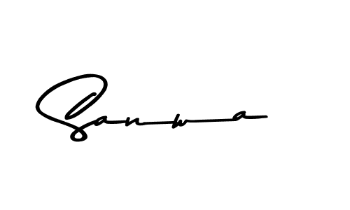 Use a signature maker to create a handwritten signature online. With this signature software, you can design (Asem Kandis PERSONAL USE) your own signature for name Sanwa. Sanwa signature style 9 images and pictures png