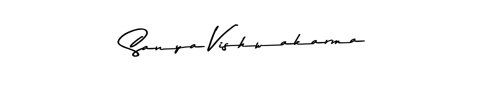 Similarly Asem Kandis PERSONAL USE is the best handwritten signature design. Signature creator online .You can use it as an online autograph creator for name Sanya Vishwakarma. Sanya Vishwakarma signature style 9 images and pictures png