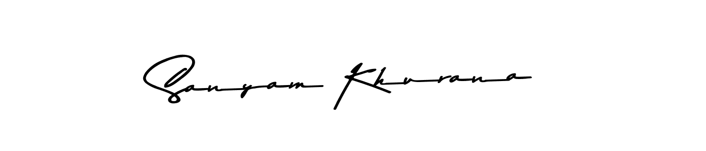 You should practise on your own different ways (Asem Kandis PERSONAL USE) to write your name (Sanyam Khurana) in signature. don't let someone else do it for you. Sanyam Khurana signature style 9 images and pictures png