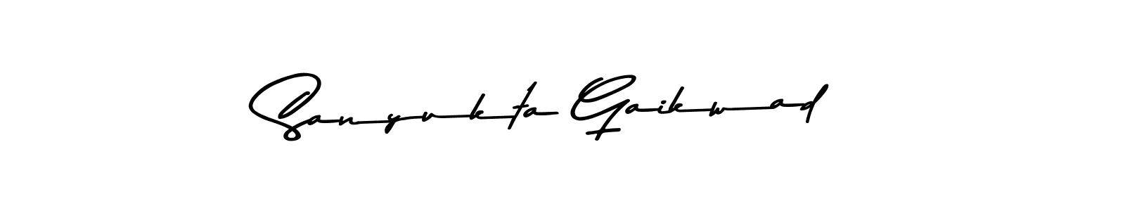 You should practise on your own different ways (Asem Kandis PERSONAL USE) to write your name (Sanyukta Gaikwad) in signature. don't let someone else do it for you. Sanyukta Gaikwad signature style 9 images and pictures png