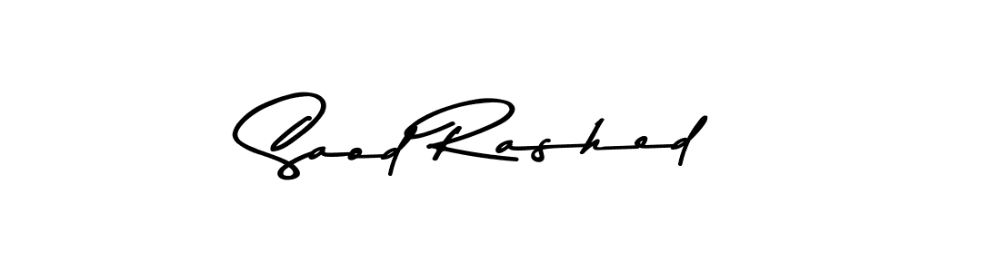 Saod Rashed stylish signature style. Best Handwritten Sign (Asem Kandis PERSONAL USE) for my name. Handwritten Signature Collection Ideas for my name Saod Rashed. Saod Rashed signature style 9 images and pictures png