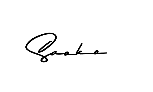 Once you've used our free online signature maker to create your best signature Asem Kandis PERSONAL USE style, it's time to enjoy all of the benefits that Saoko name signing documents. Saoko signature style 9 images and pictures png