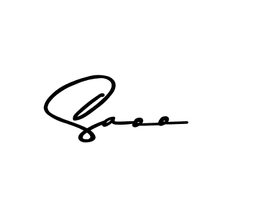Make a beautiful signature design for name Saoo. Use this online signature maker to create a handwritten signature for free. Saoo signature style 9 images and pictures png