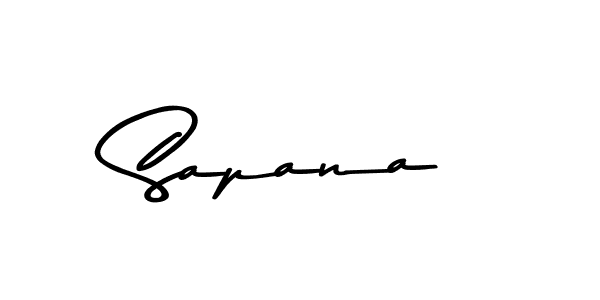 Design your own signature with our free online signature maker. With this signature software, you can create a handwritten (Asem Kandis PERSONAL USE) signature for name Sapana. Sapana signature style 9 images and pictures png