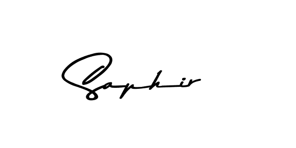 Make a beautiful signature design for name Saphir. With this signature (Asem Kandis PERSONAL USE) style, you can create a handwritten signature for free. Saphir signature style 9 images and pictures png