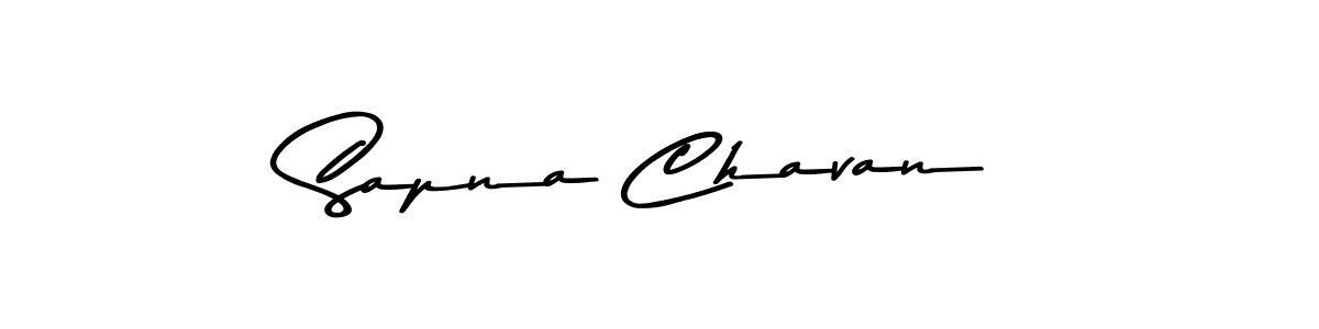 Sapna Chavan stylish signature style. Best Handwritten Sign (Asem Kandis PERSONAL USE) for my name. Handwritten Signature Collection Ideas for my name Sapna Chavan. Sapna Chavan signature style 9 images and pictures png