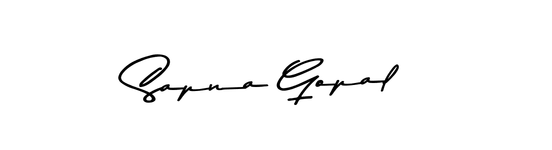 Also we have Sapna Gopal name is the best signature style. Create professional handwritten signature collection using Asem Kandis PERSONAL USE autograph style. Sapna Gopal signature style 9 images and pictures png