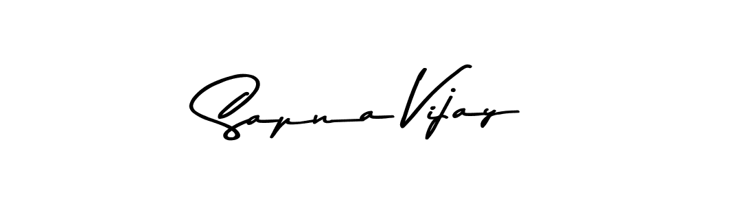 Make a beautiful signature design for name Sapna Vijay. With this signature (Asem Kandis PERSONAL USE) style, you can create a handwritten signature for free. Sapna Vijay signature style 9 images and pictures png