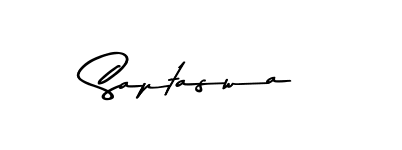 Use a signature maker to create a handwritten signature online. With this signature software, you can design (Asem Kandis PERSONAL USE) your own signature for name Saptaswa. Saptaswa signature style 9 images and pictures png