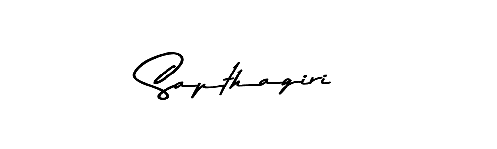 You should practise on your own different ways (Asem Kandis PERSONAL USE) to write your name (Sapthagiri) in signature. don't let someone else do it for you. Sapthagiri signature style 9 images and pictures png
