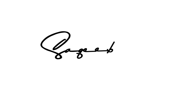 How to make Saqeeb signature? Asem Kandis PERSONAL USE is a professional autograph style. Create handwritten signature for Saqeeb name. Saqeeb signature style 9 images and pictures png