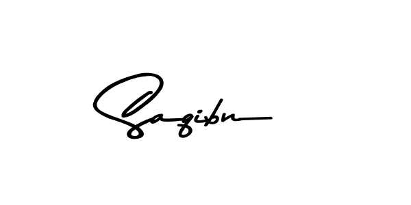 Design your own signature with our free online signature maker. With this signature software, you can create a handwritten (Asem Kandis PERSONAL USE) signature for name Saqibn. Saqibn signature style 9 images and pictures png
