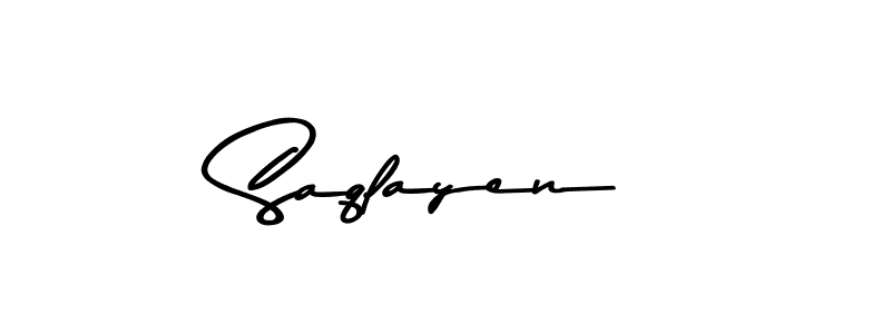 How to make Saqlayen signature? Asem Kandis PERSONAL USE is a professional autograph style. Create handwritten signature for Saqlayen name. Saqlayen signature style 9 images and pictures png