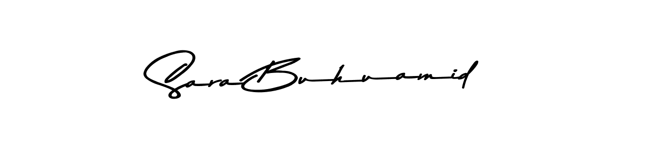 This is the best signature style for the Sara Buhuamid name. Also you like these signature font (Asem Kandis PERSONAL USE). Mix name signature. Sara Buhuamid signature style 9 images and pictures png