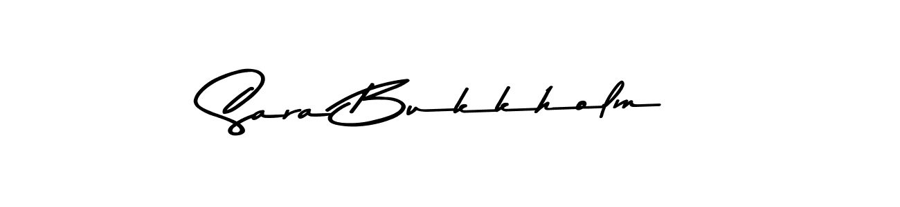 if you are searching for the best signature style for your name Sara Bukkholm. so please give up your signature search. here we have designed multiple signature styles  using Asem Kandis PERSONAL USE. Sara Bukkholm signature style 9 images and pictures png