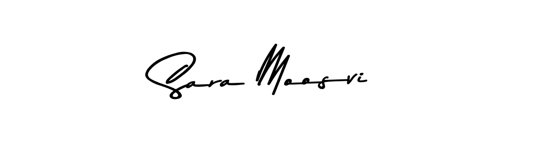 Use a signature maker to create a handwritten signature online. With this signature software, you can design (Asem Kandis PERSONAL USE) your own signature for name Sara Moosvi. Sara Moosvi signature style 9 images and pictures png
