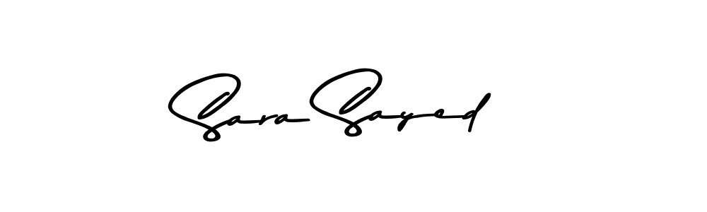 Also You can easily find your signature by using the search form. We will create Sara Sayed name handwritten signature images for you free of cost using Asem Kandis PERSONAL USE sign style. Sara Sayed signature style 9 images and pictures png
