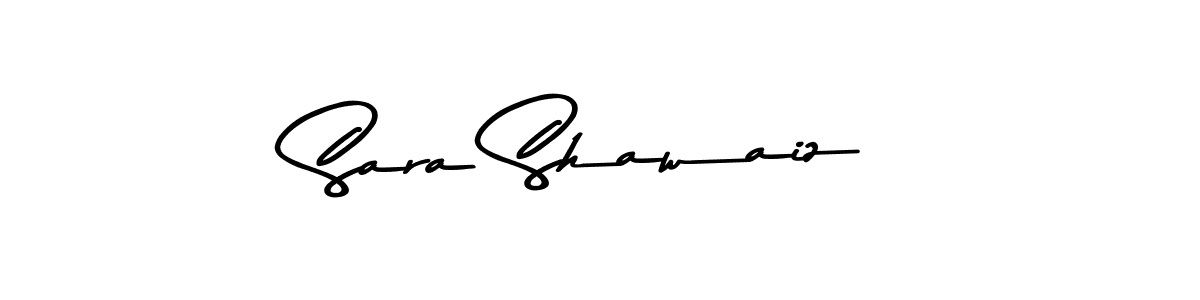 Create a beautiful signature design for name Sara Shawaiz. With this signature (Asem Kandis PERSONAL USE) fonts, you can make a handwritten signature for free. Sara Shawaiz signature style 9 images and pictures png