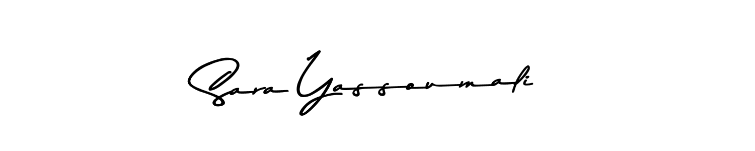 Make a beautiful signature design for name Sara Yassoumali. Use this online signature maker to create a handwritten signature for free. Sara Yassoumali signature style 9 images and pictures png