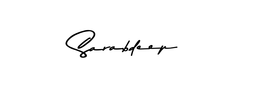 Make a beautiful signature design for name Sarabdeep. With this signature (Asem Kandis PERSONAL USE) style, you can create a handwritten signature for free. Sarabdeep signature style 9 images and pictures png