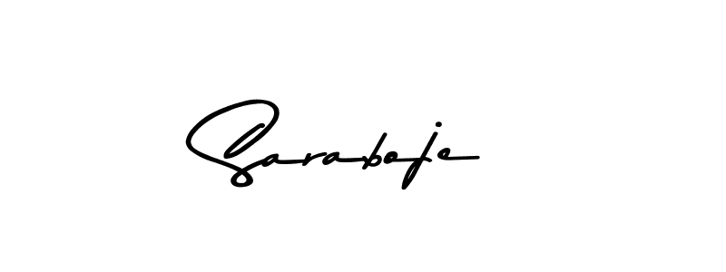 Also we have Saraboje name is the best signature style. Create professional handwritten signature collection using Asem Kandis PERSONAL USE autograph style. Saraboje signature style 9 images and pictures png