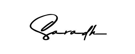Explore multiple handwriting variations for Saradh including this stunning Asem Kandis PERSONAL USE design. Free to use across all platforms. Saradh signature style 9 images and pictures png