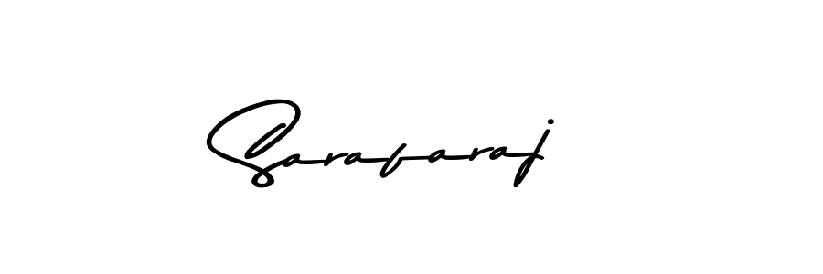 How to make Sarafaraj name signature. Use Asem Kandis PERSONAL USE style for creating short signs online. This is the latest handwritten sign. Sarafaraj signature style 9 images and pictures png