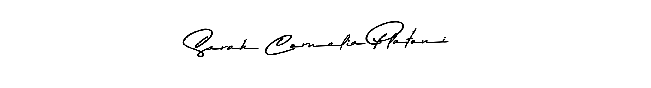Use a signature maker to create a handwritten signature online. With this signature software, you can design (Asem Kandis PERSONAL USE) your own signature for name Sarah Cornelia Platoni. Sarah Cornelia Platoni signature style 9 images and pictures png