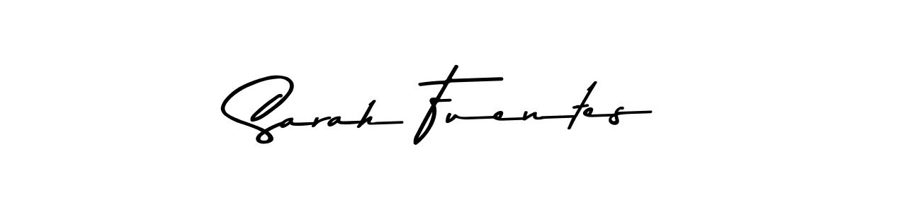 Sarah Fuentes stylish signature style. Best Handwritten Sign (Asem Kandis PERSONAL USE) for my name. Handwritten Signature Collection Ideas for my name Sarah Fuentes. Sarah Fuentes signature style 9 images and pictures png