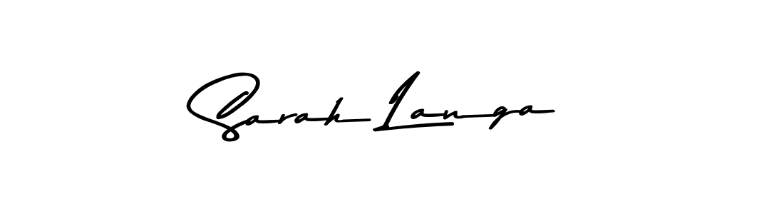 How to make Sarah Langa signature? Asem Kandis PERSONAL USE is a professional autograph style. Create handwritten signature for Sarah Langa name. Sarah Langa signature style 9 images and pictures png