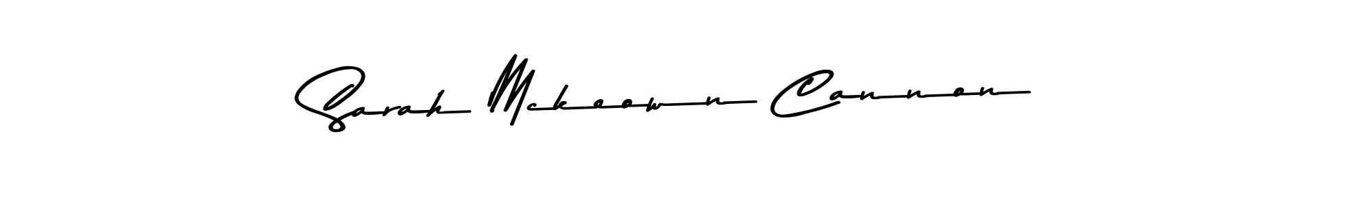 How to make Sarah Mckeown Cannon name signature. Use Asem Kandis PERSONAL USE style for creating short signs online. This is the latest handwritten sign. Sarah Mckeown Cannon signature style 9 images and pictures png