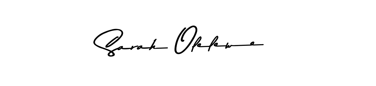 Also You can easily find your signature by using the search form. We will create Sarah Olelewe name handwritten signature images for you free of cost using Asem Kandis PERSONAL USE sign style. Sarah Olelewe signature style 9 images and pictures png